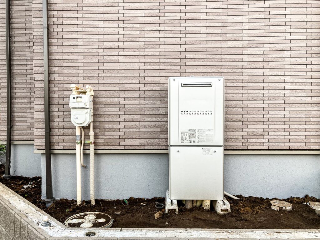 給湯器の取り付け