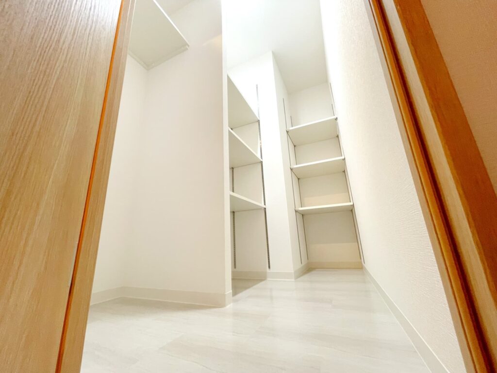 リフォーム後の収納部屋